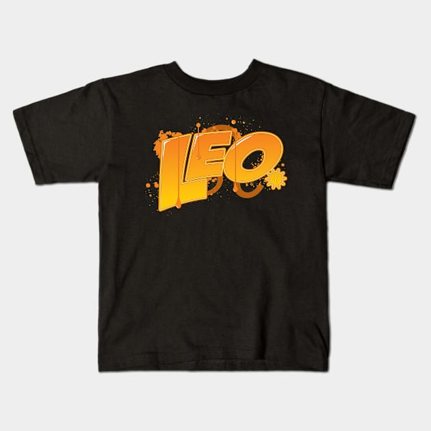 Leo Kids T-Shirt by WhatProductionsBobcaygeon